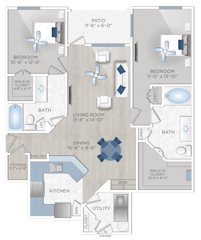 GUADALUPE (C1) 1305 floor plan